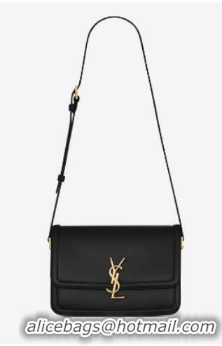 Popular Style SOLFERINO MEDIUM SATCHEL IN BOX SAINT LAURENT LEATHER Y63435 black