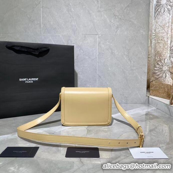 Good Looking SOLFERINO SMALL SATCHEL IN BOX SAINT LAURENT LEATHER 63430 Beige