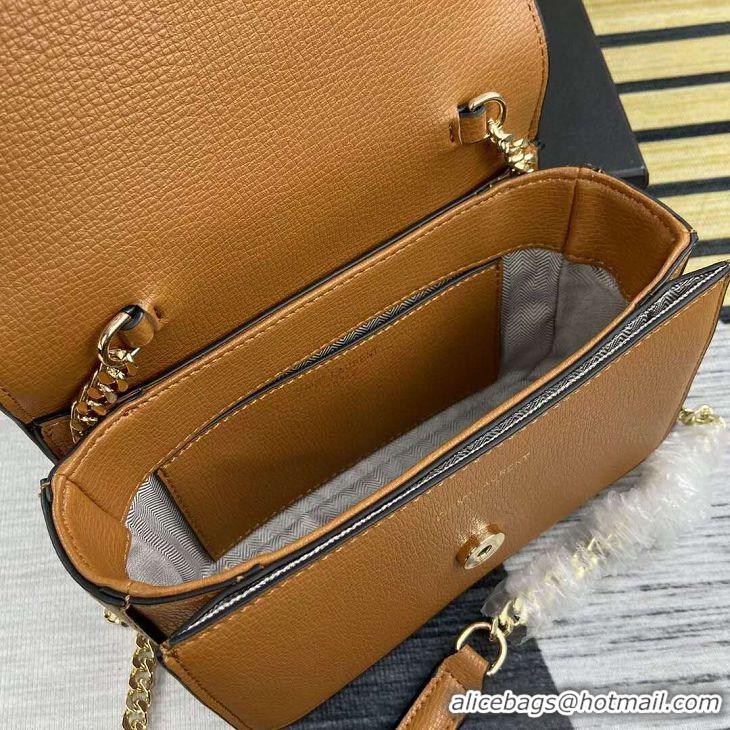 Famous Brand Yves Saint Laurent Calfskin Leather Shoulder Bag Y635629 Brown