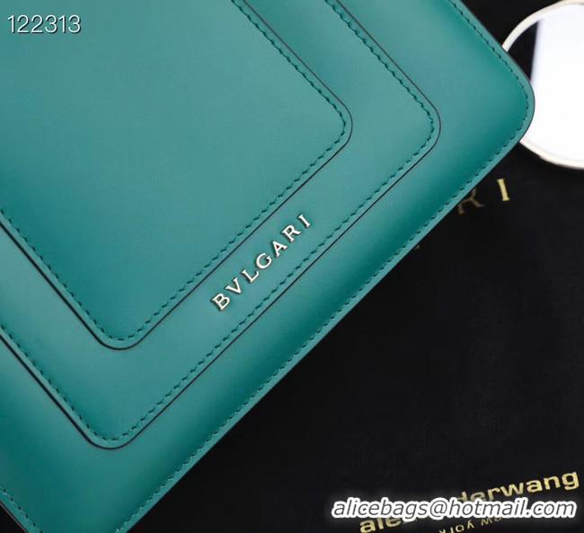 Affordable Price Bvlgari Serpenti Forever leather small crossbody bag 20291 Emerald