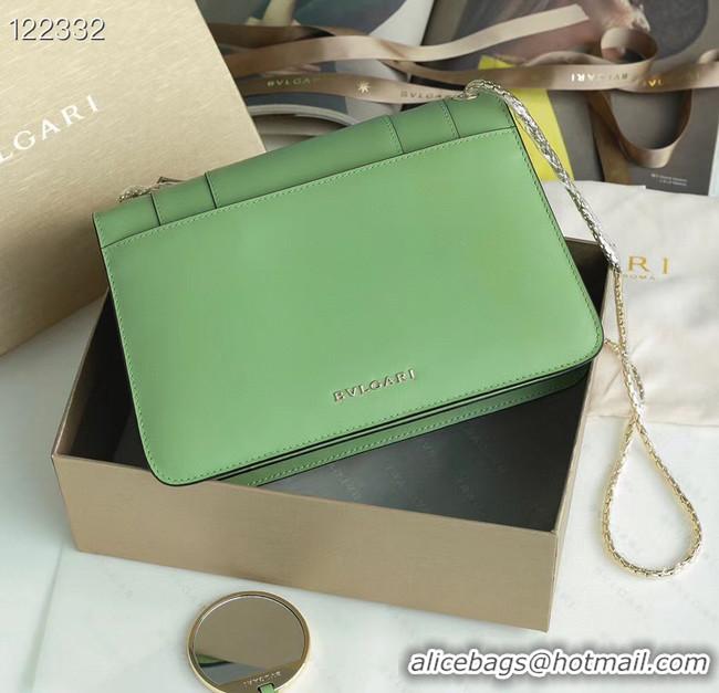 Good Product Bvlgari Serpenti Forever leather small crossbody bag 29286 green