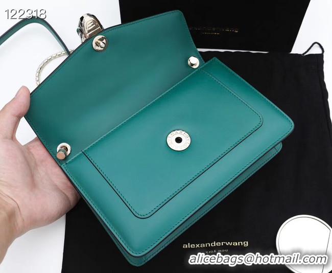 Duplicate Bvlgari Serpenti Forever leather small crossbody bag 28090 Emerald