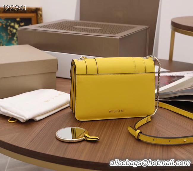 Reasonable Price Bvlgari Serpenti Forever leather small crossbody bag 20287 yellow