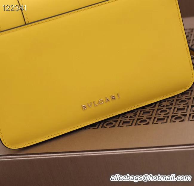 Reasonable Price Bvlgari Serpenti Forever leather small crossbody bag 20287 yellow