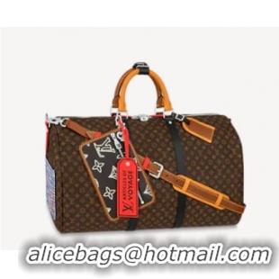 Luxury Louis vuitton KEEPALL BANDOULIERE 50 M56855