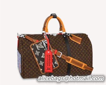 Luxury Louis vuitton KEEPALL BANDOULIERE 50 M56855