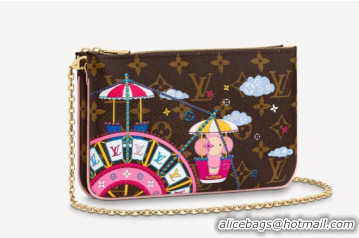 Best Price Louis vuitton DOUBLE ZIP POCHETTE M69744