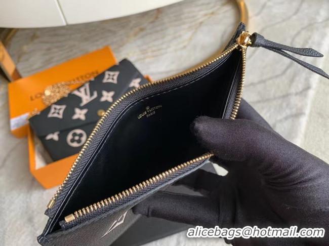 Discount Louis Vuitton Original POCHETTE FELICIE Chain Bag M69977 black