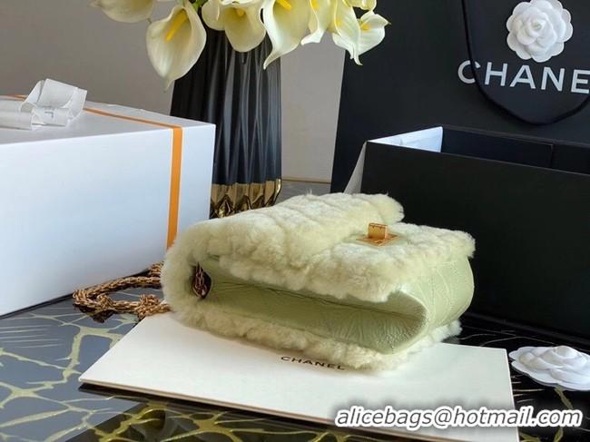 Luxury Cheap Chanel mini 2.55 handbag AS1961 Green