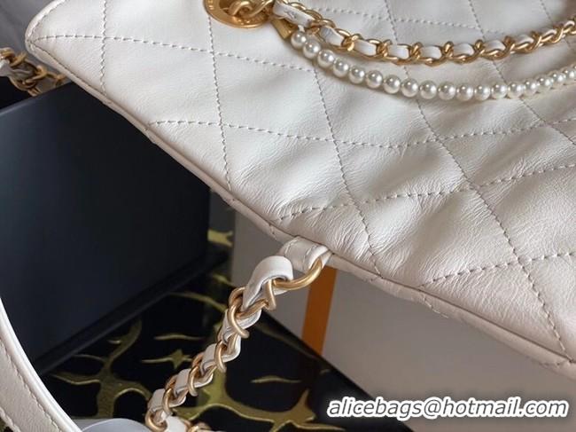 Best Price Chanel Original shopping bag AS2213 white