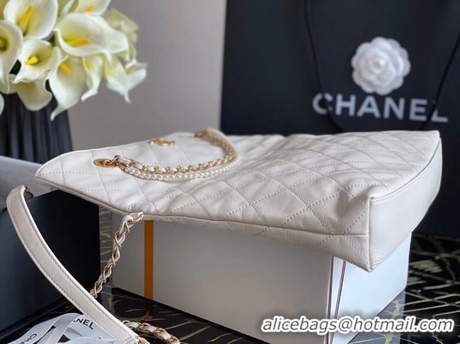 Best Price Chanel Original shopping bag AS2213 white