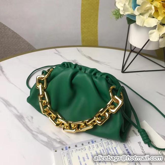 Best Grade Bottega Veneta THE MINI CHAIN POUCH 620229 green