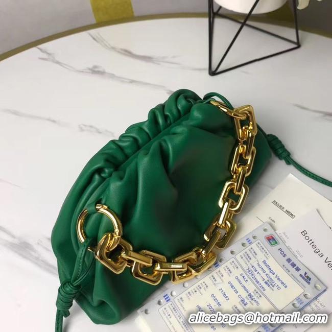 Best Grade Bottega Veneta THE MINI CHAIN POUCH 620229 green