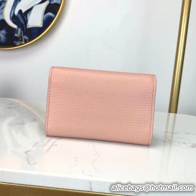 New Stylish Louis vuitton original CAPUCINES wallet M63222 pink