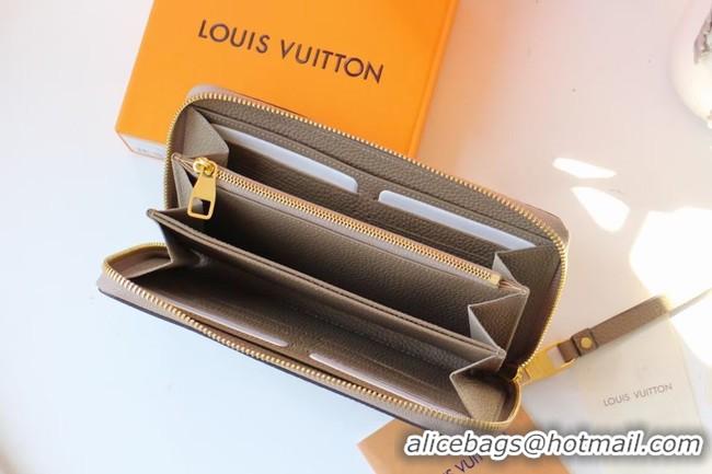 Fashion Show Collection Louis Vuitton Original ZIPPY wallet M69794 Khaki