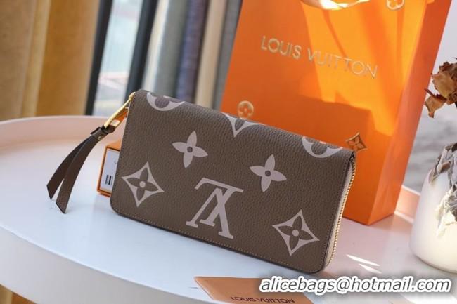 Fashion Show Collection Louis Vuitton Original ZIPPY wallet M69794 Khaki