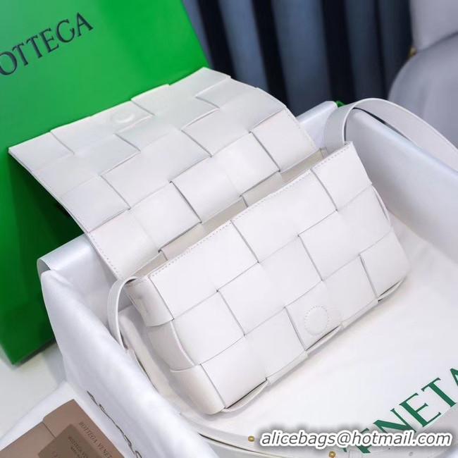 Stylish Bottega Veneta BORSA CASSETTE 578004 White