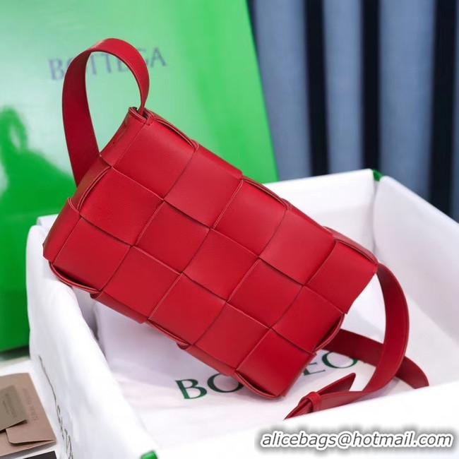 Popular Style Bottega Veneta BORSA CASSETTE 578004 BRIGHT RED