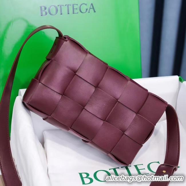 Good Quality Bottega Veneta BORSA CASSETTE 578004 BORDEAUX