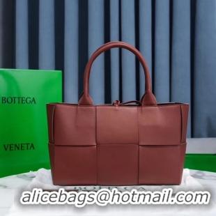 Practical Bottega Veneta ARCO TOTE 609175 Rust Bark 