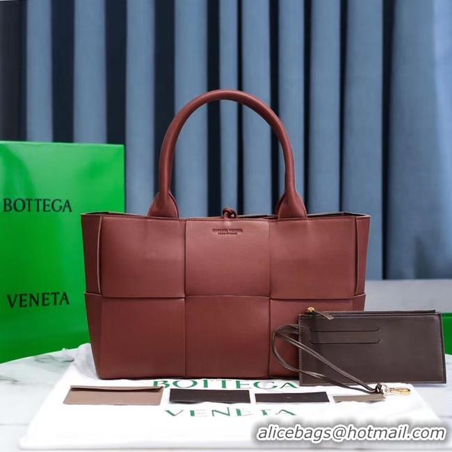 Practical Bottega Veneta ARCO TOTE 609175 Rust Bark 