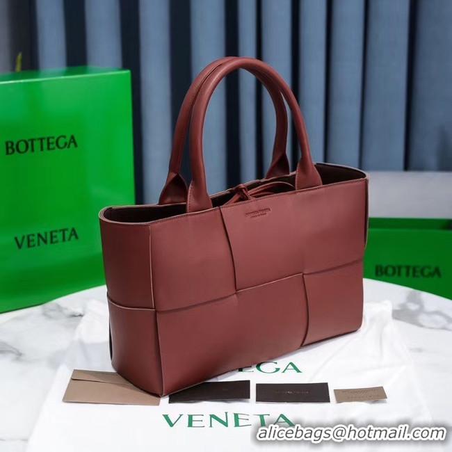 Practical Bottega Veneta ARCO TOTE 609175 Rust Bark 