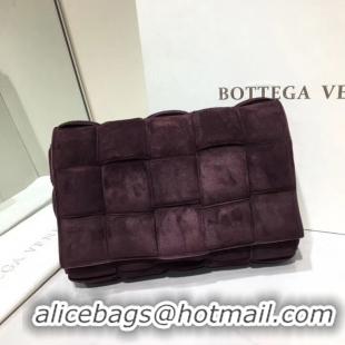 Good Quality Bottega Veneta PADDED CASSETTE BAG suede 591970 Fondant