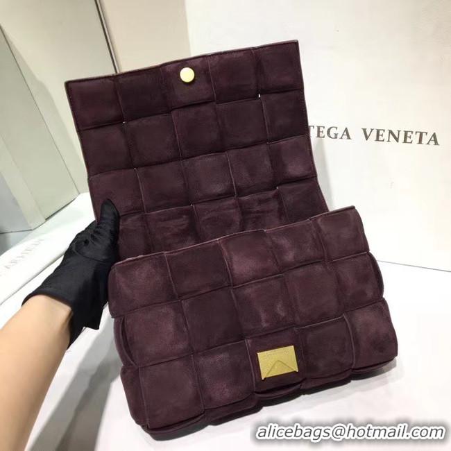 Good Quality Bottega Veneta PADDED CASSETTE BAG suede 591970 Fondant