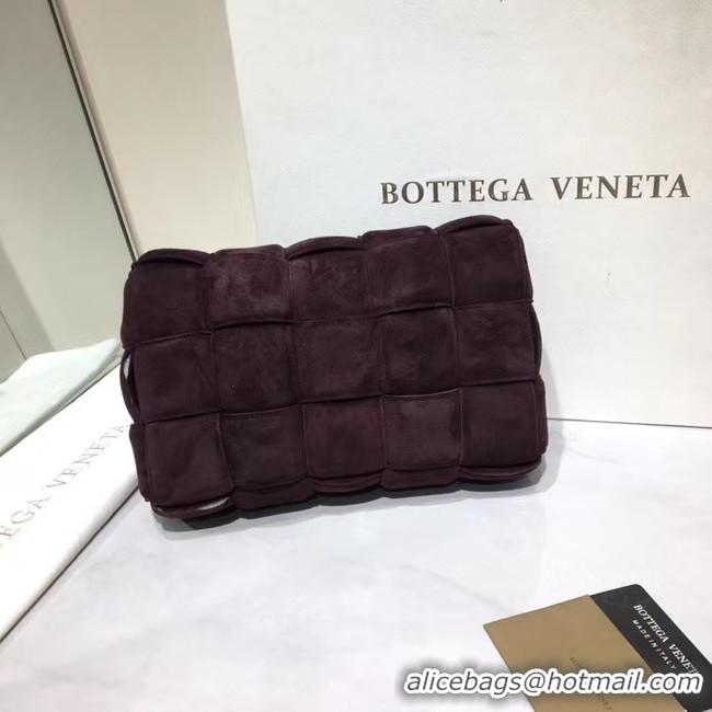 Good Quality Bottega Veneta PADDED CASSETTE BAG suede 591970 Fondant