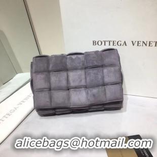 Hot Style Bottega Veneta PADDED CASSETTE BAG suede 591970 grey