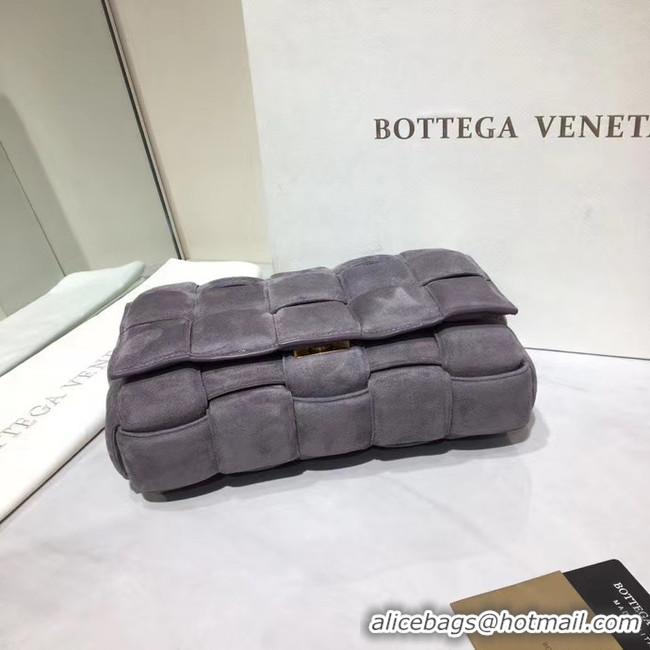 Hot Style Bottega Veneta PADDED CASSETTE BAG suede 591970 grey