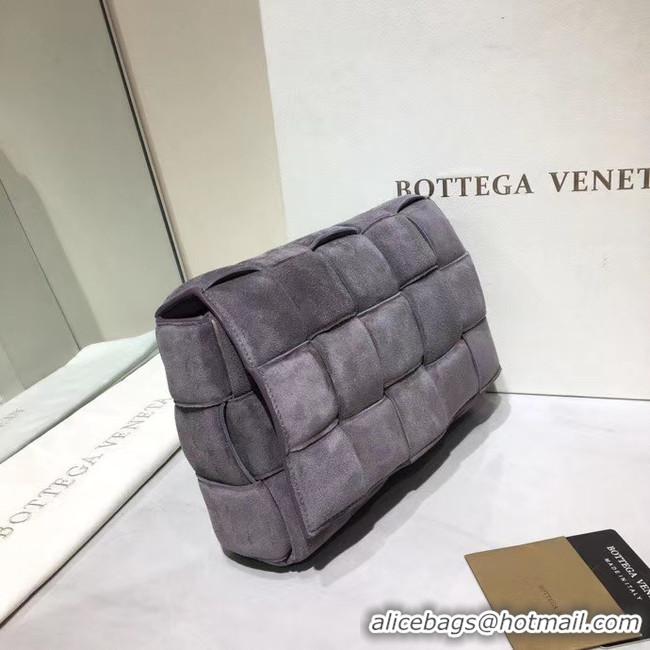 Hot Style Bottega Veneta PADDED CASSETTE BAG suede 591970 grey