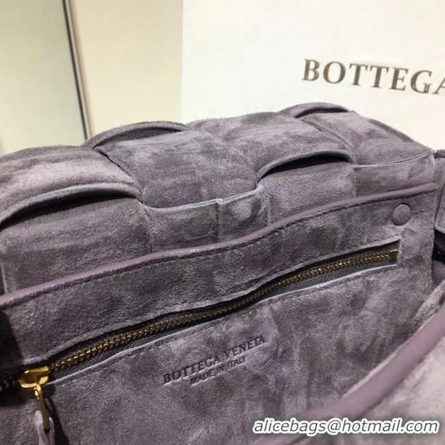 Hot Style Bottega Veneta PADDED CASSETTE BAG suede 591970 grey