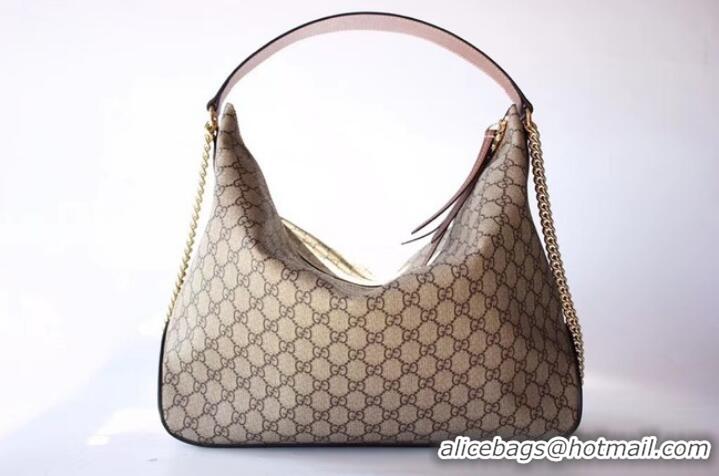 Buy Discount Gucci Signature Large Hobo Bag 477324 Brown