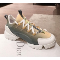 Comfortable Dior D-Connect Dioramour Sneakers in Multicolor Gradient Technical Fabric 92707 2020