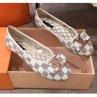 Best Quality Louis Vuitton Damier Azur Canvas LV Bow Flat Ballerina 71427