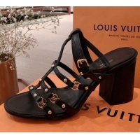 Duplicate Louis Vuitton Roma Sandal 75mm 72103 Black 2020