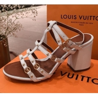 New StyleLouis Vuitton Roma Sandal 75mm 72105 White 2020