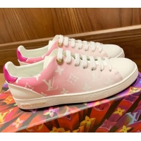 Good Quality Louis Vuitton Frontrow Fade Out Sneakers Perfect 72106 Pink 2020