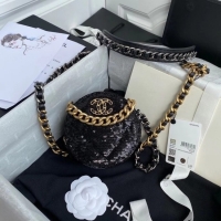 Best Quality Chanel 19 chain Bag AP0945 black