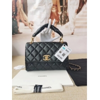 New Style Chanel Original Lather Flap Bag AS2044 black