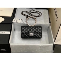 Best Quality Chanel Flap Original Lambskin Leather Shoulder Bag AS1665 black