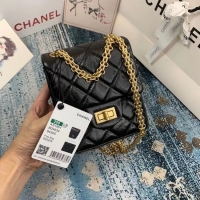 Buy Cheapest Chanel Small 2.55 Flap Bag AS1961 black