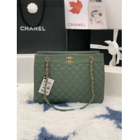 Pretty Style Chanel Original Lather Bag AS2784 green