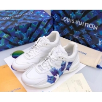 Shop Duplicate Louis Vuitton Men's LV Trail Sneakers in Logo Printed Silky Calfskin 01 2020