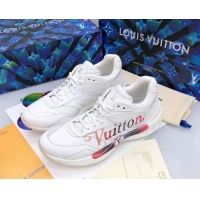 Best Quality Louis Vuitton Men's LV Trail Sneakers in Logo Printed Silky Calfskin 92735 2020