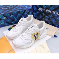 New Design Louis Vuitton Men's LV Trail Sneakers in Logo Printed Silky Calfskin 92739 2020