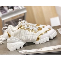 Good Quality Dior D-Connect Sneakers in White/Black Mesh 22027