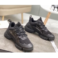 Best Dior D-Connect Sneakers in Black Mesh 22027