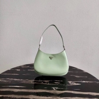 Shop Duplicate Prada Saffiano leather shoulder bag 2BC499 green